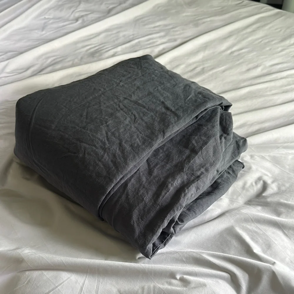 Tuft and needle 100% linen duvet cover